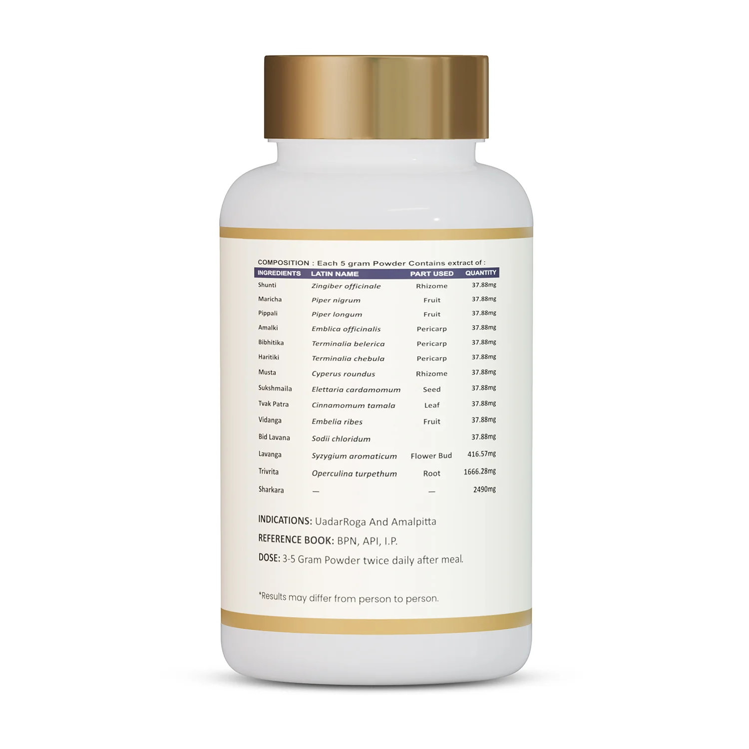 Amal Pitt Churna | Ayurvedic Digestive Support Powder for Acid Balance & Stomach Comfort - Image 7