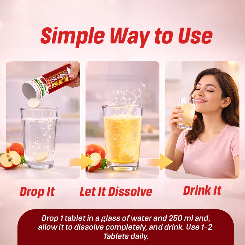 Apple Cider Vinegar Effervescent Tablets | Improves Digestion, Metabolism & Daily Wellness - Image 5