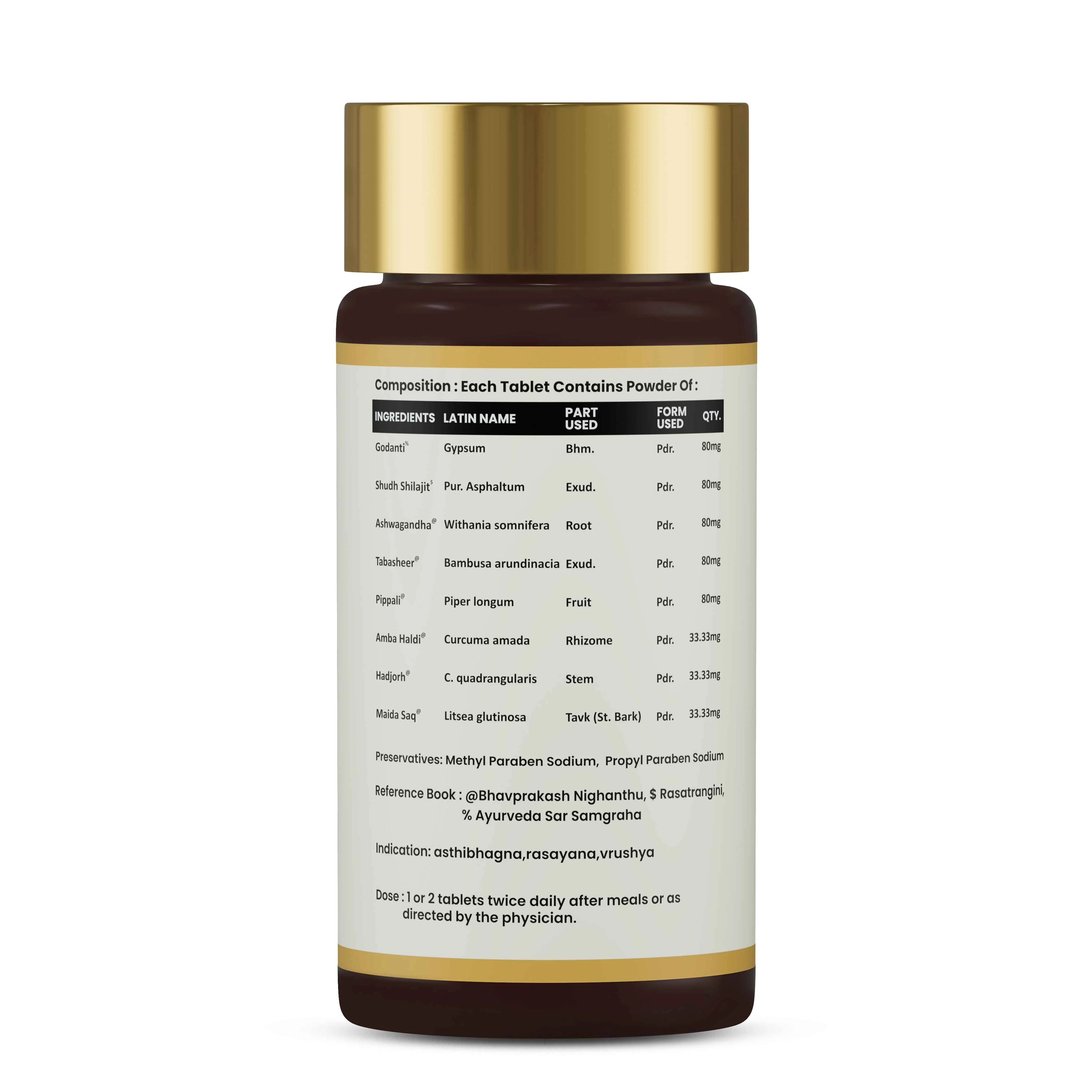 Artho Pushti Vati | Ayurvedic Tablets for Bone Strength, Joint Flexibility & Stamina - Image 6