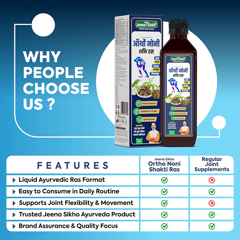 Ortho Noni Shakti Ras ( Juice)  | Ayurvedic Joint Comfort, Mobility & Flexibility Support - Image 7