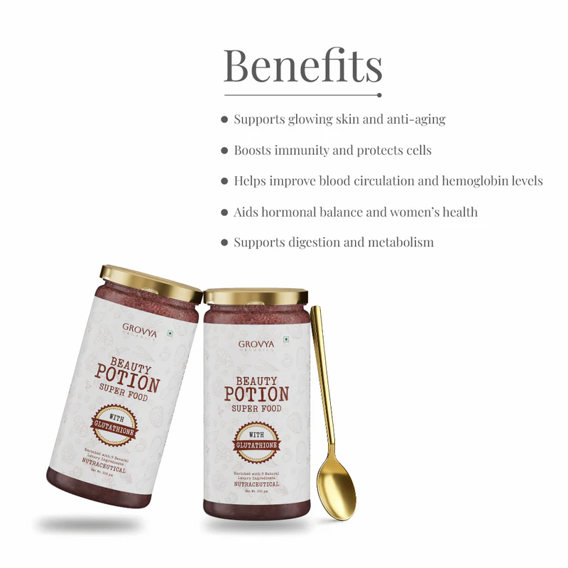Beauty Potion Super Food | With Glutathione, Vitamin B3 & Botanical Extracts | Daily Skin Nutrition & Radiance Support - Image 7