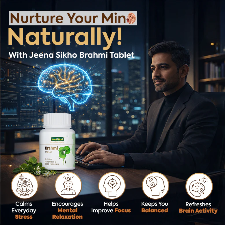 Brahmi Tablets | Memory Booster, Focus Enhancer, Stress Control & Brain Health Support - Image 3