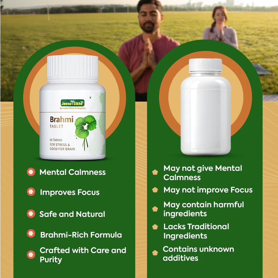 Brahmi Tablets | Memory Booster, Focus Enhancer, Stress Control & Brain Health Support - Image 6