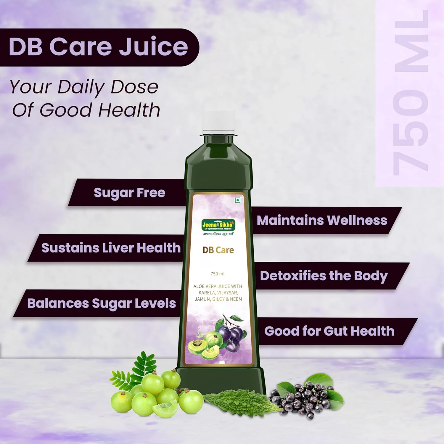 DB Care Juice | Ayurvedic Herbal Support for Blood Sugar Balance, Energy & Metabolic Health - Image 4