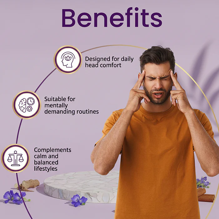 Dr. Migra XS Tablets | Herbal Support for Head Comfort, Stress & Mental Clarity - Image 3