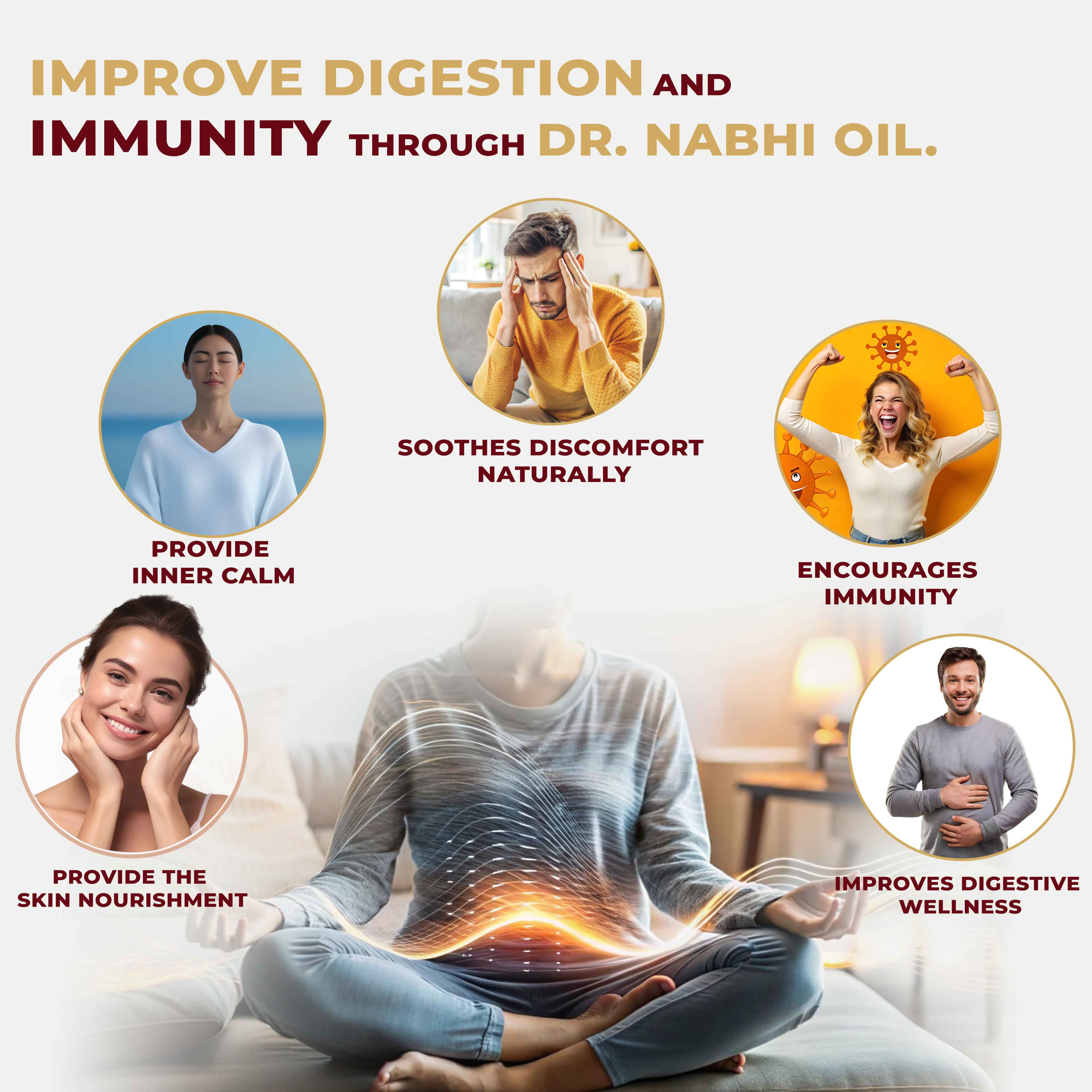 Dr. Nabhi Oil | Ayurvedic Navel Oil for Digestion, Immunity, Energy & Relaxation - Image 3