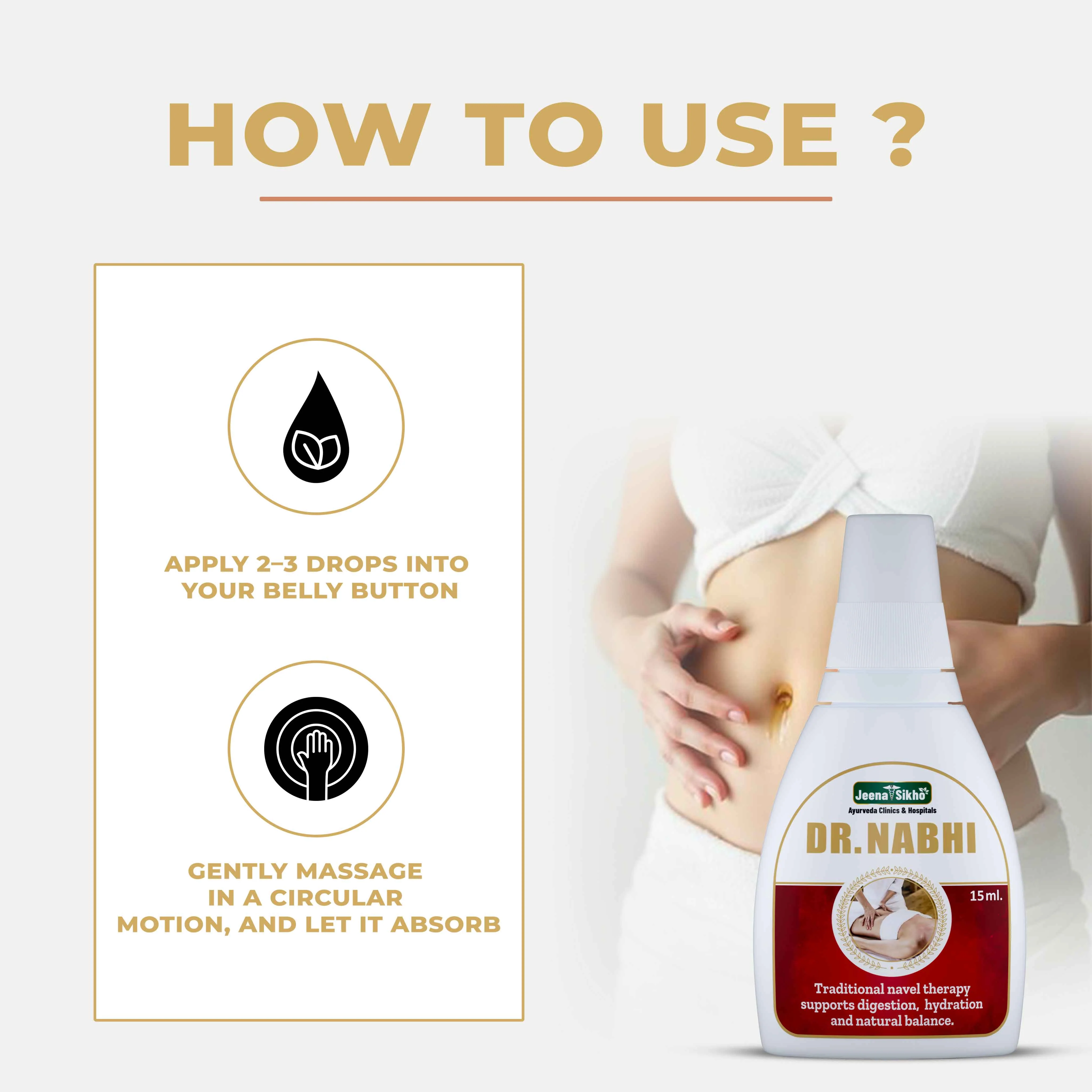 Dr. Nabhi Oil | Ayurvedic Navel Oil for Digestion, Immunity, Energy & Relaxation - Image 4