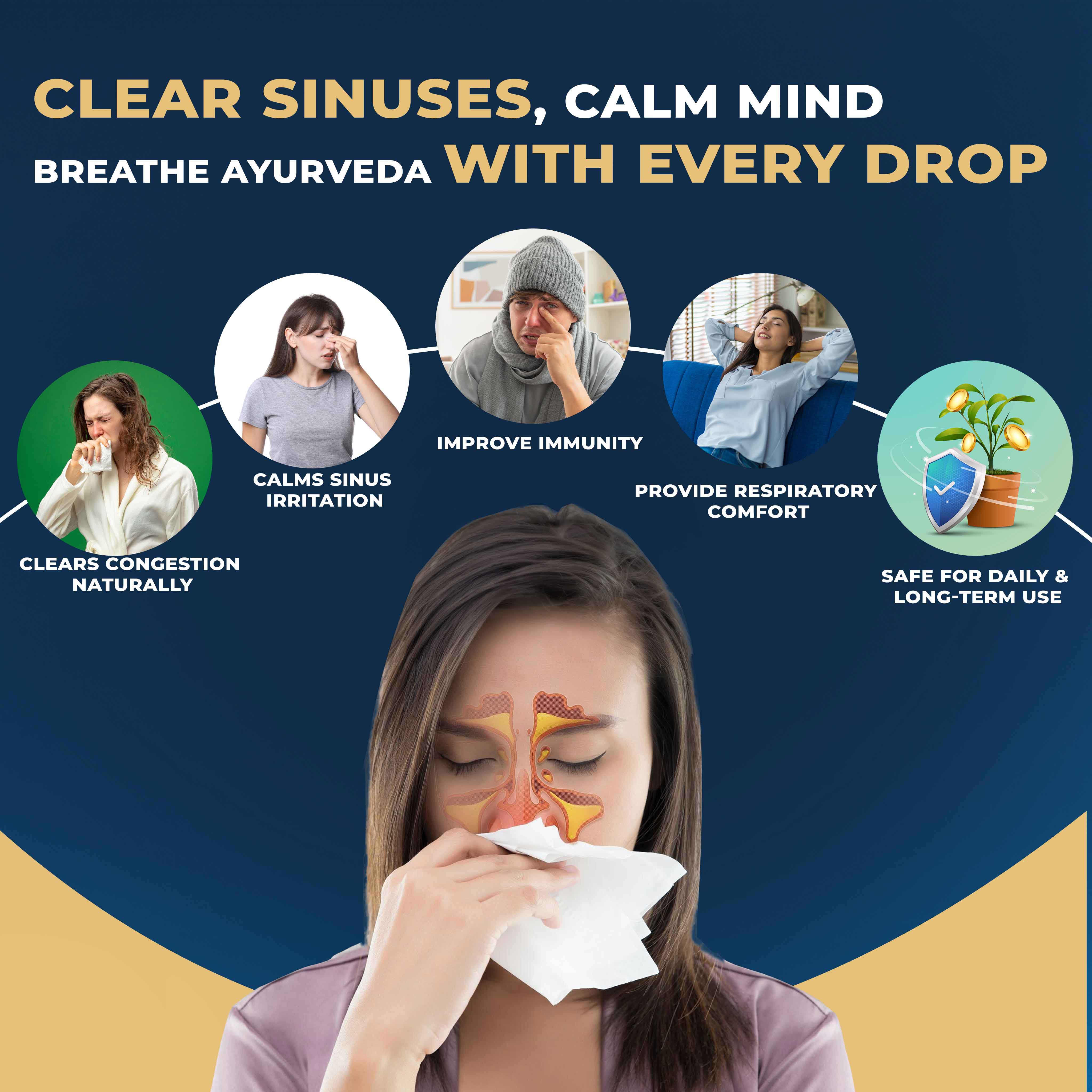 Dr. Nasya Oil | Ayurvedic Nasal Drops for Sinus, Congestion, Clear Breathing & Nasal Comfort - Image 3