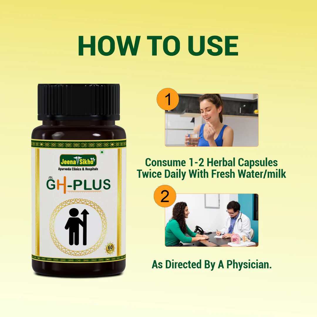 GH-PLUS Capsules | Ayurvedic Height Growth & Bone Development Support - Image 4