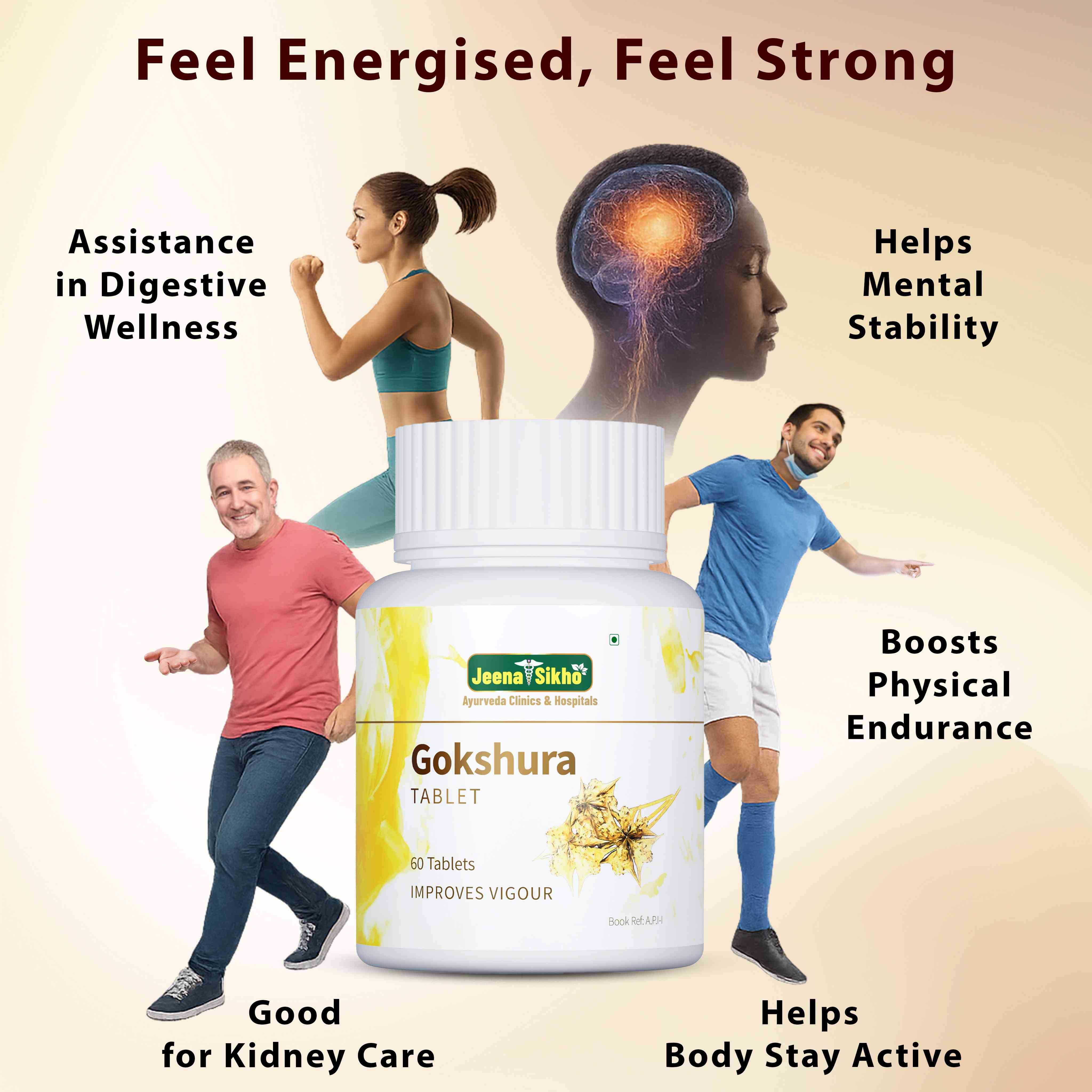 Gokshura Tablets | Ayurvedic Stamina, Strength, Immunity & Men’s Vitality Support - Image 3