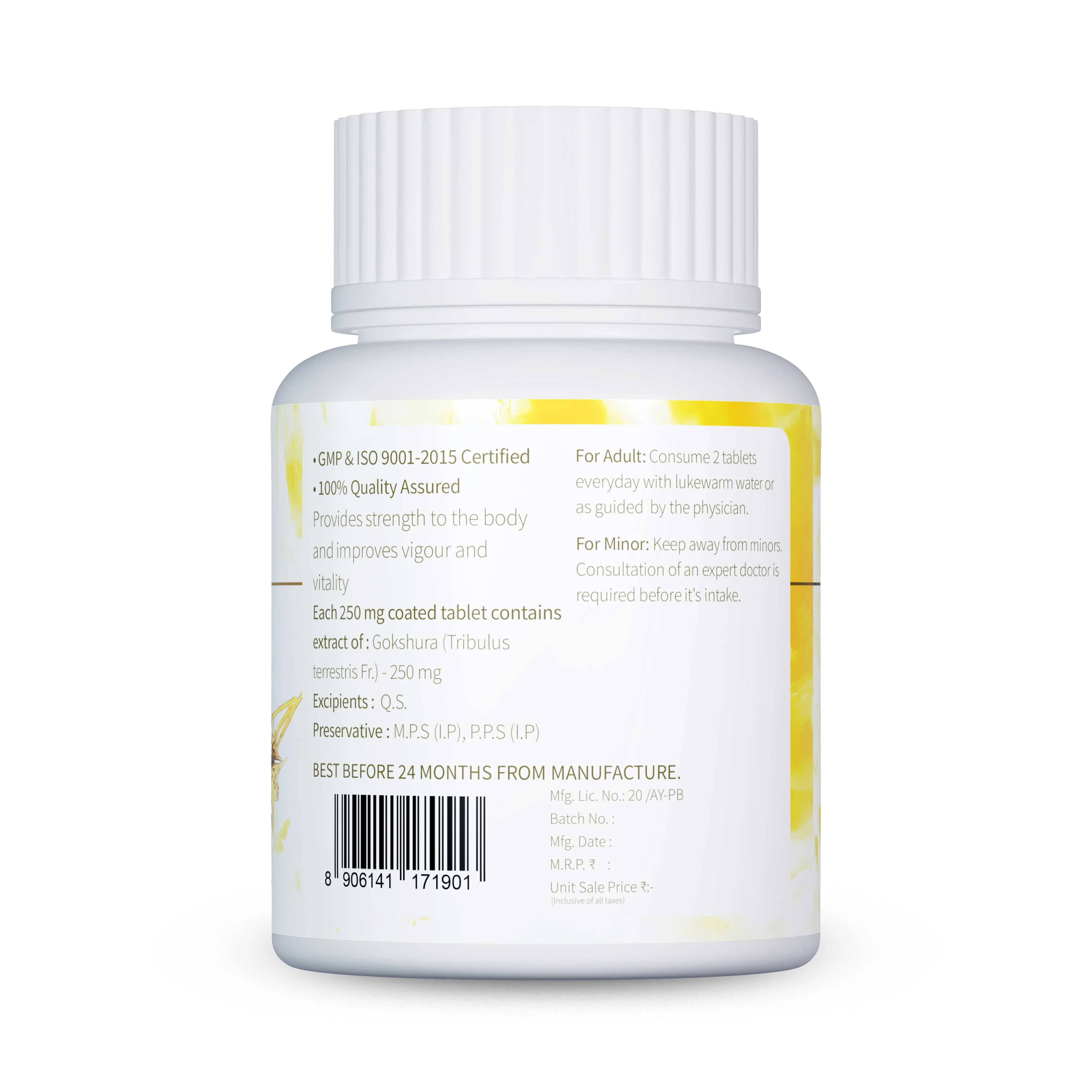 Gokshura Tablets | Ayurvedic Stamina, Strength, Immunity & Men’s Vitality Support - Image 6