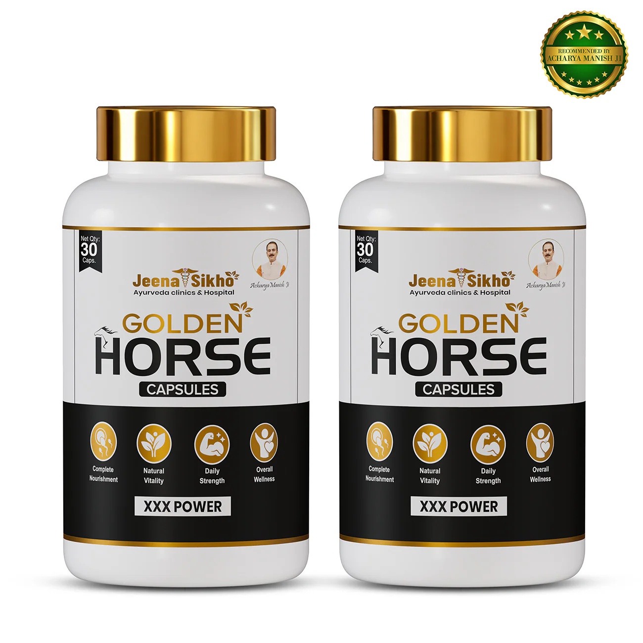 Golden Horse Capsules | Ayurvedic Herbal Vitality Supplement for Men | Support Natural Energy, Strength & Stamina - Image 10