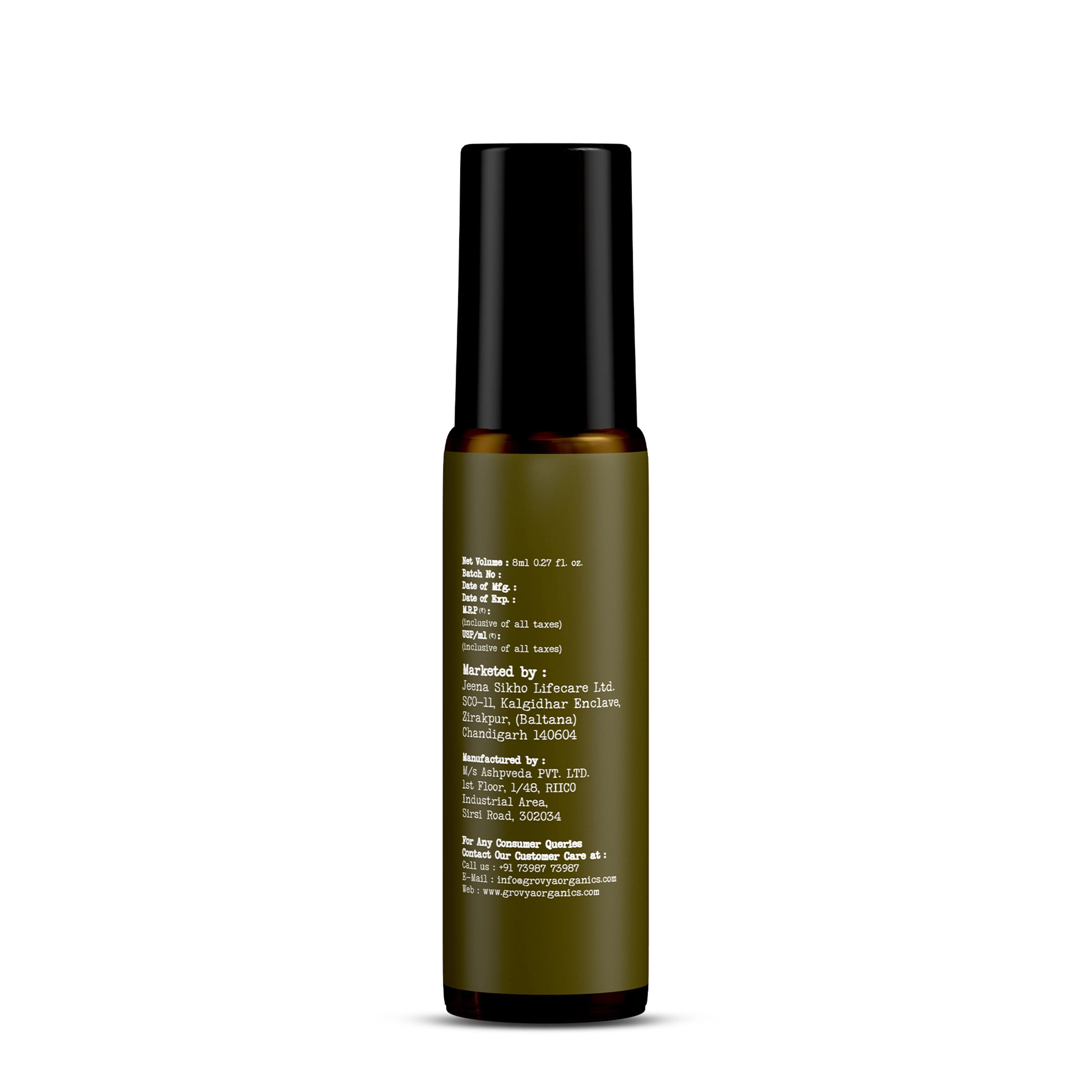Grovya Organics Aura Empress Oudh Roll-On | Natural Oudh Perfume Oil | Alcohol-Free, Long-Lasting Fragrance for Men & Women - Image 5