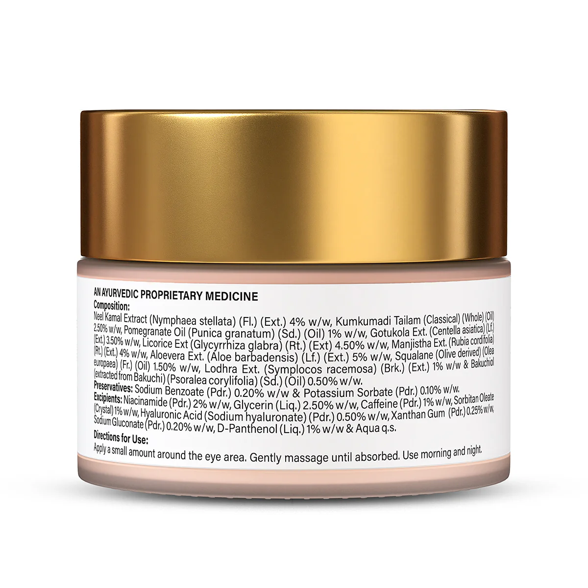 Midnight Recovery Eye Cream | With Neel Kamal, Licorice & Aloe Vera Extracts | Daily Eye Care for Hydration & Refreshed-Looking Eyes - Image 3