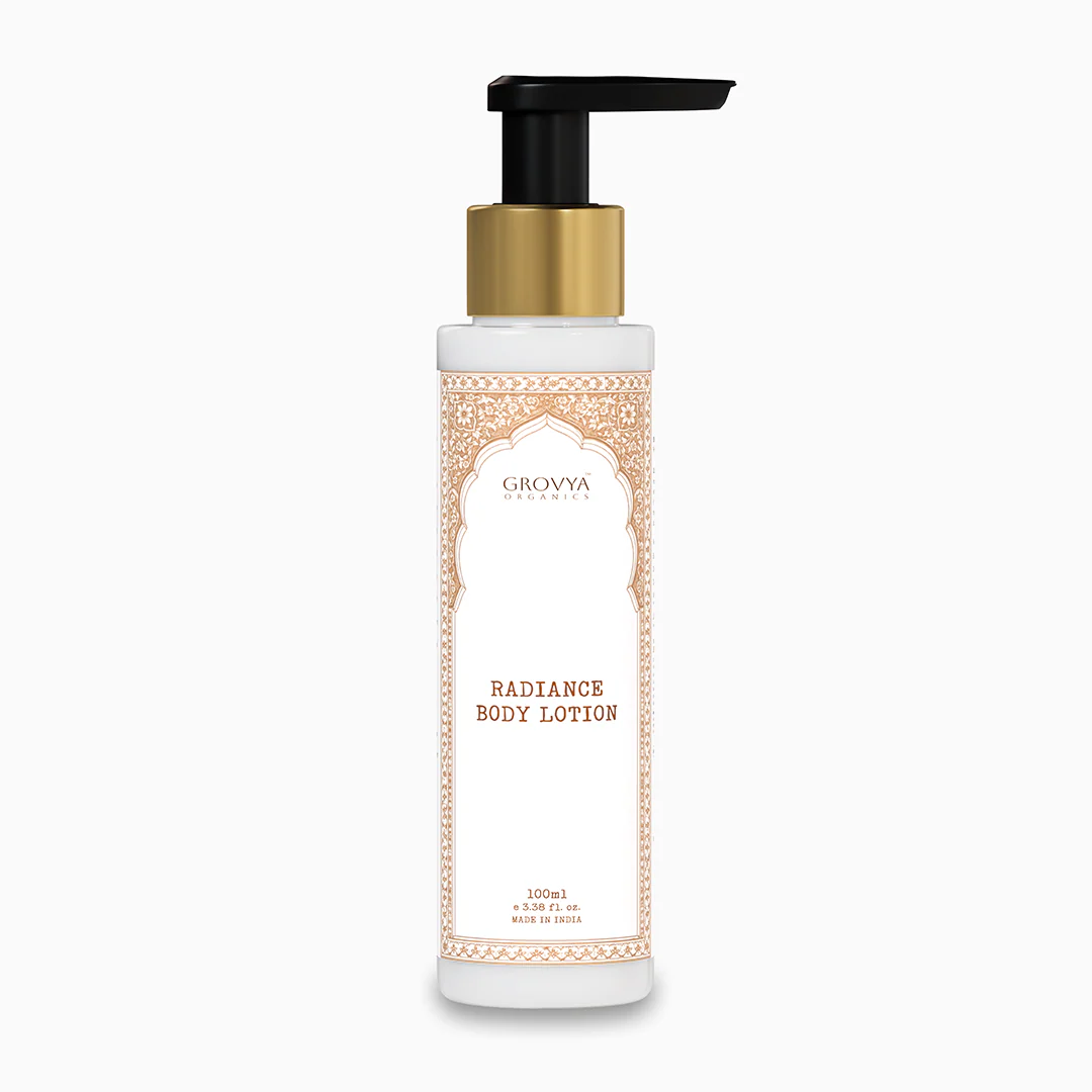 Radiance Body Lotion | Ayurvedic Body Lotion with Almond, Wheatgerm, Mulberry, Ricebran, Jasmine & Mogra Extracts | Herbal Body Care Lotion - Image 2