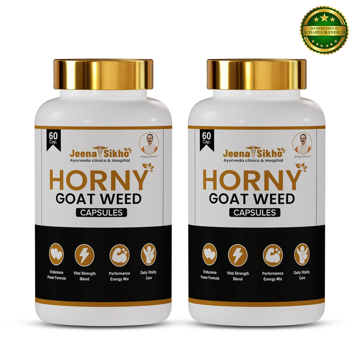 Horny Goat Weed Capsules | Herbal Vitality Blend with Ashwagandha | Provides Stamina, Strength & Daily Energy - Image 10