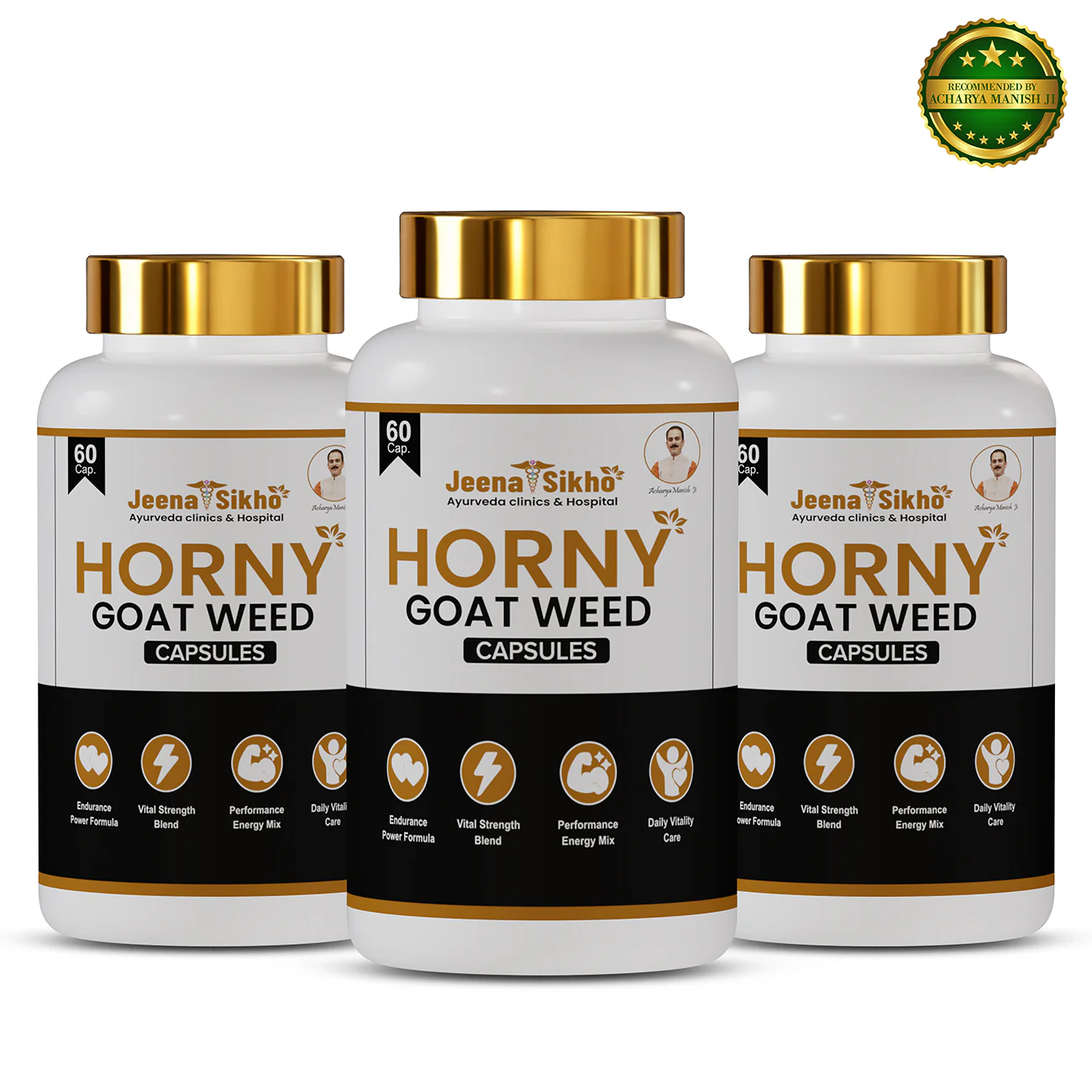 Horny Goat Weed Capsules | Herbal Vitality Blend with Ashwagandha | Provides Stamina, Strength & Daily Energy - Image 11