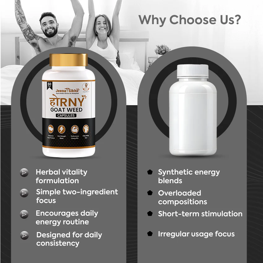 Horny Goat Weed Capsules | Herbal Vitality Blend with Ashwagandha | Provides Stamina, Strength & Daily Energy - Image 6