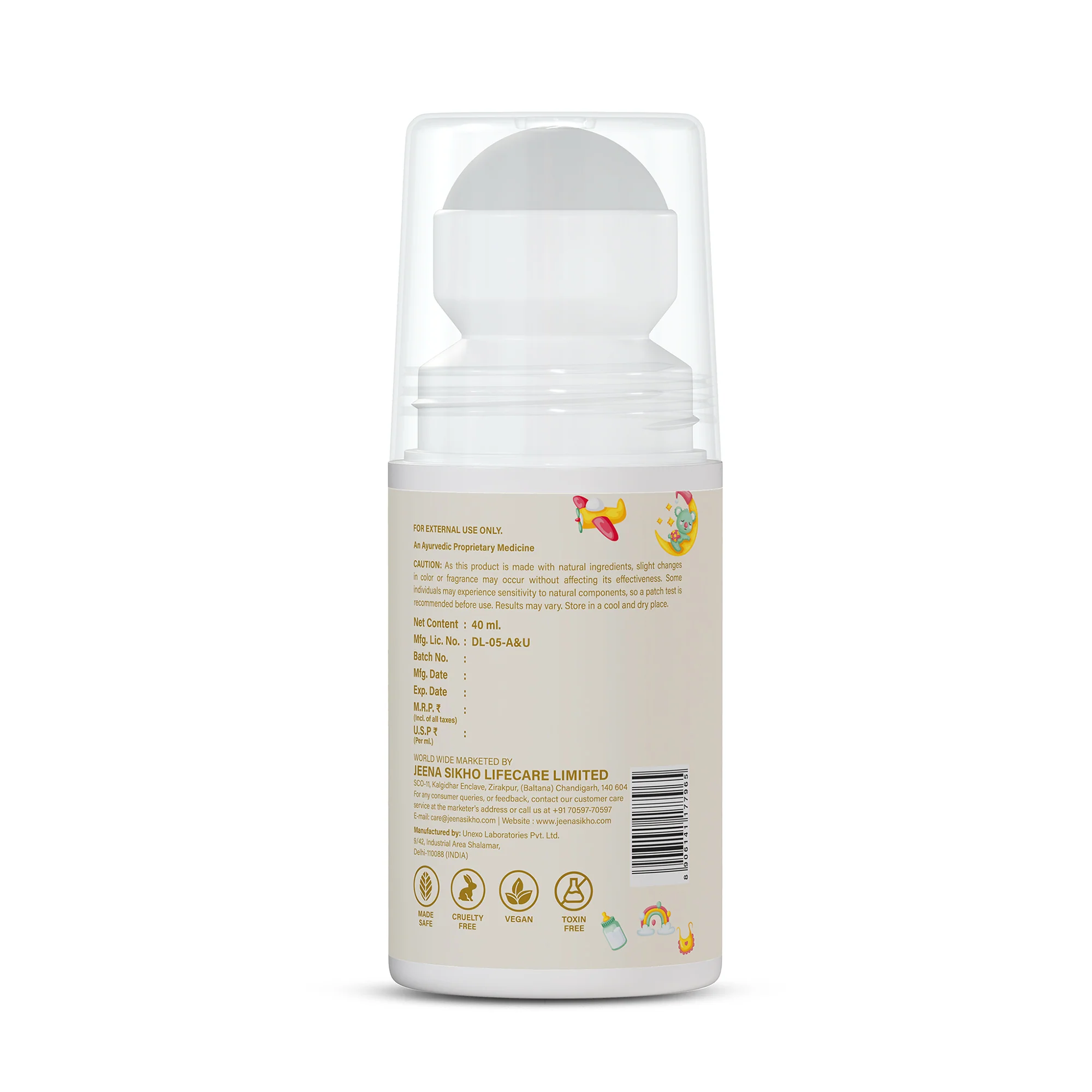 After Bite Roll-On | With Lavender, Calendula & Jaiphal Oils | Helps Soothe Skin After Insect Bites | Suitable for Babies Aged 3+ Months | 40 m - Image 9