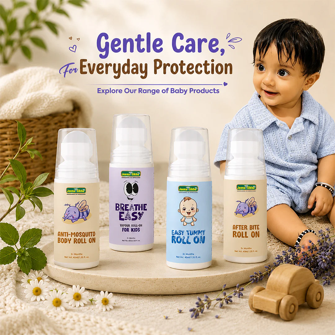 Anti-Mosquito Body Roll-On | Herbal Mosquito Repellent for Babies Aged 3+ Months | With Citronella, Lemongrass & Peppermint Oils | 40 ml - Image 8