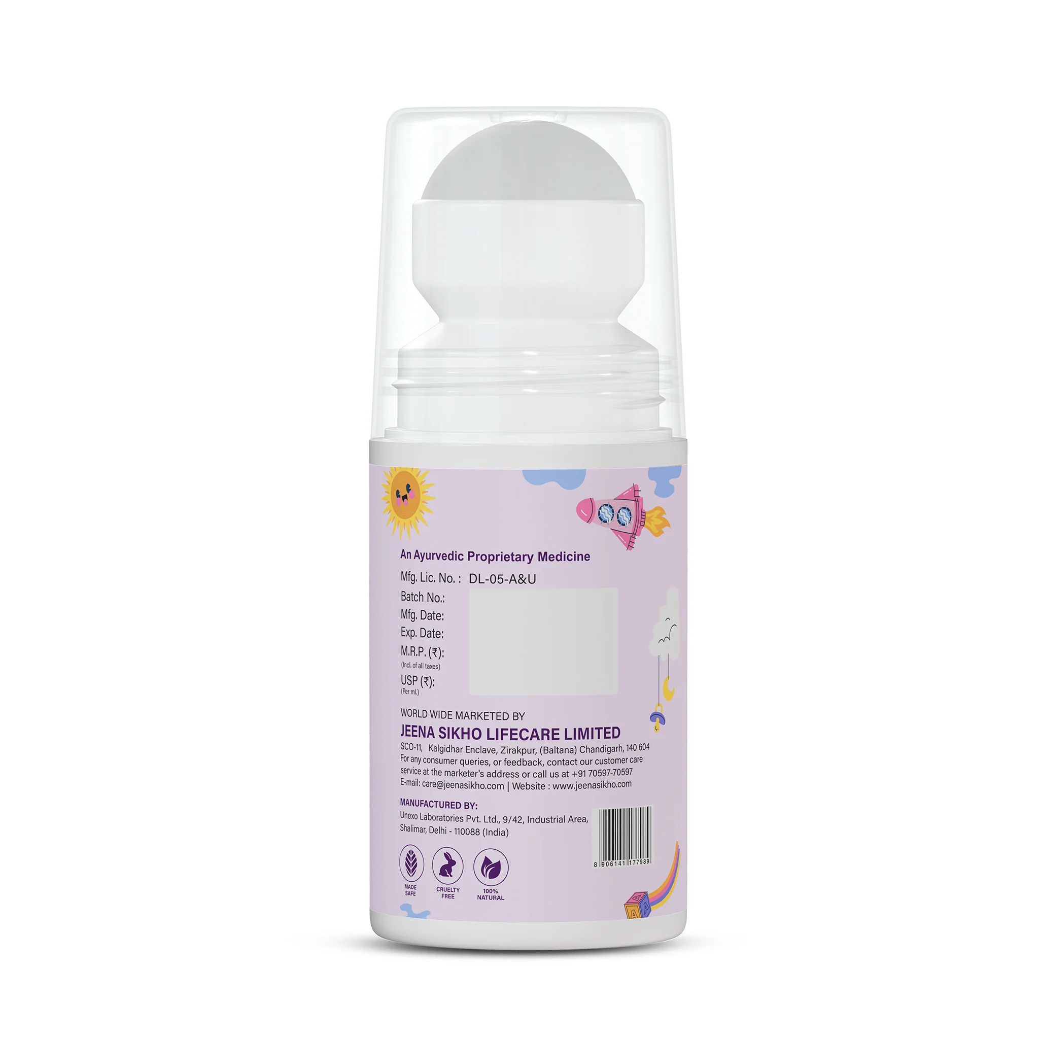 Breathe Easy Vapour Roll-On For Kids | Natural Ayurvedic Cold Weather Roll-On with Eucalyptus & Lavender Oil | 40ml - Image 9