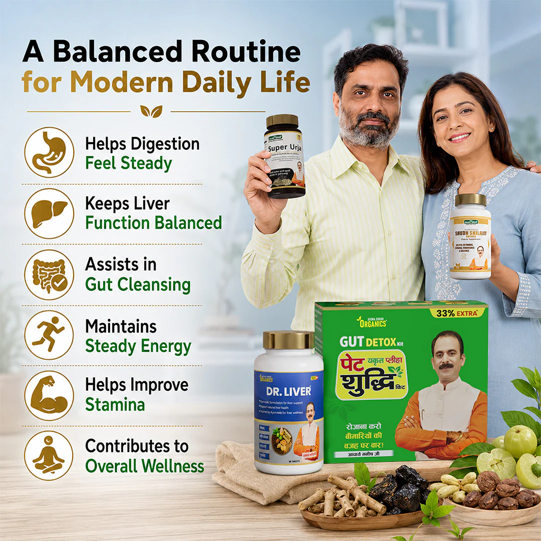 Ayurvedic Wellness Combo | Super Urja + Pet Shuddhi + Dr. Liver + Shuddh Shilajit | For Digestion, Liver Health & Daily Strength | With Ashwagandha, Shilajit & Giloy - Image 4