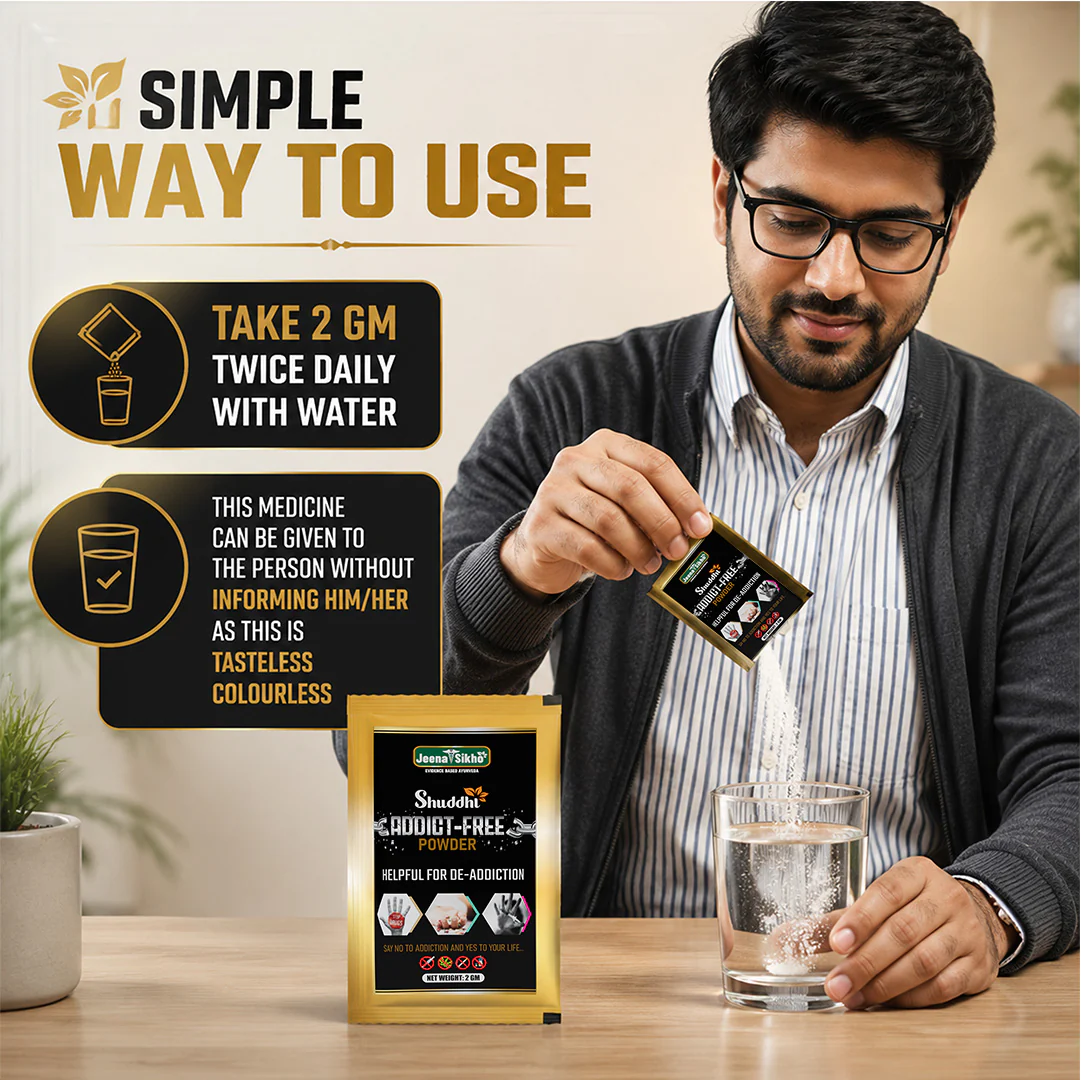 Shuddhi Addict-Free Powder | Ayurvedic Sachets for Habit Management & Detox | With Brahmi, Shankhpushpi & Vidarikand | Encourages Calm Mind, Routine Balance & Wellness - Image 6