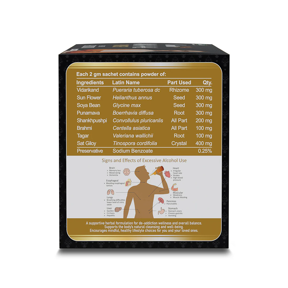 Shuddhi Addict-Free Powder | Ayurvedic Sachets for Habit Management & Detox | With Brahmi, Shankhpushpi & Vidarikand | Encourages Calm Mind, Routine Balance & Wellness - Image 8