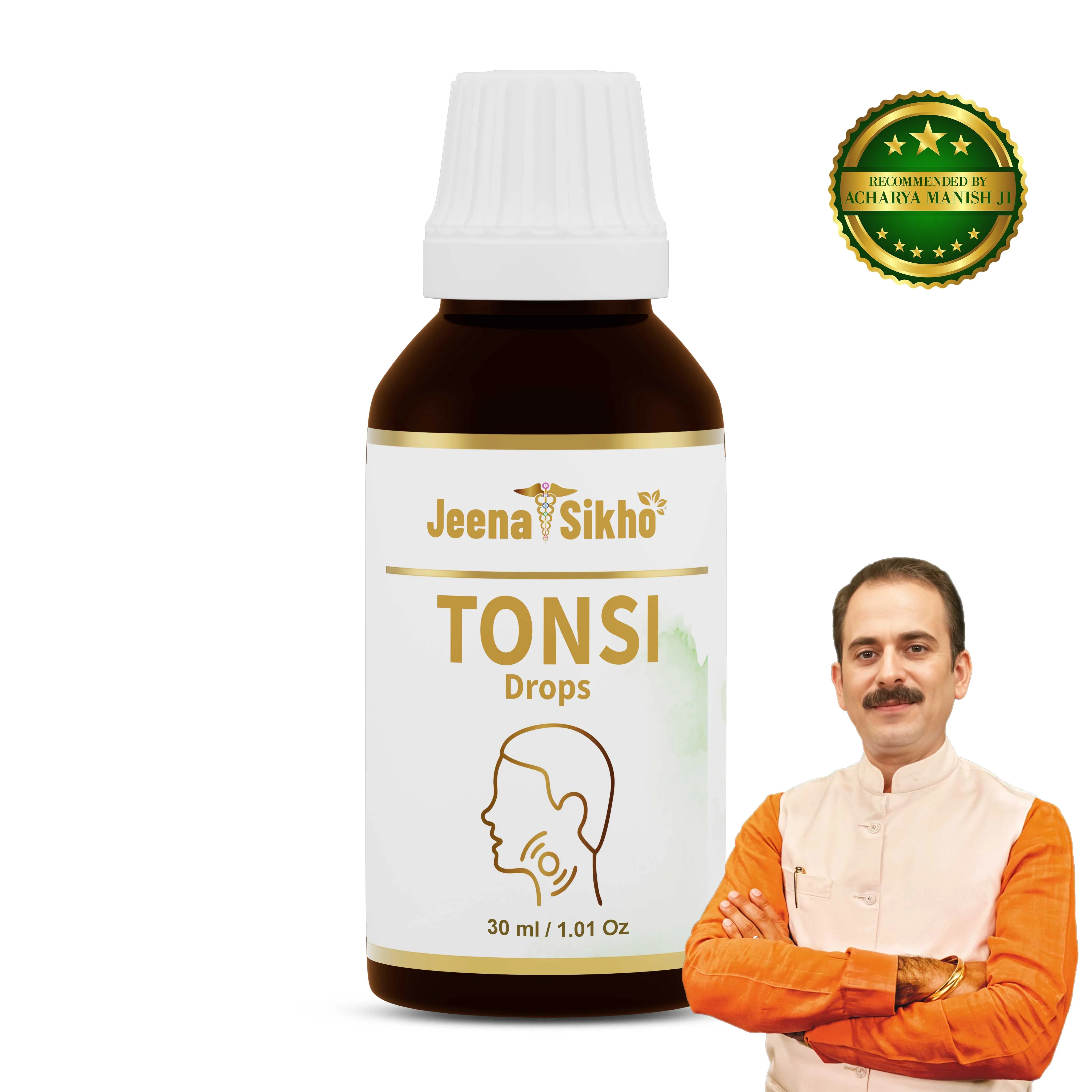JS Tonsi Drop | Ayurvedic Tonsil, Throat & Immunity Support - Image 2