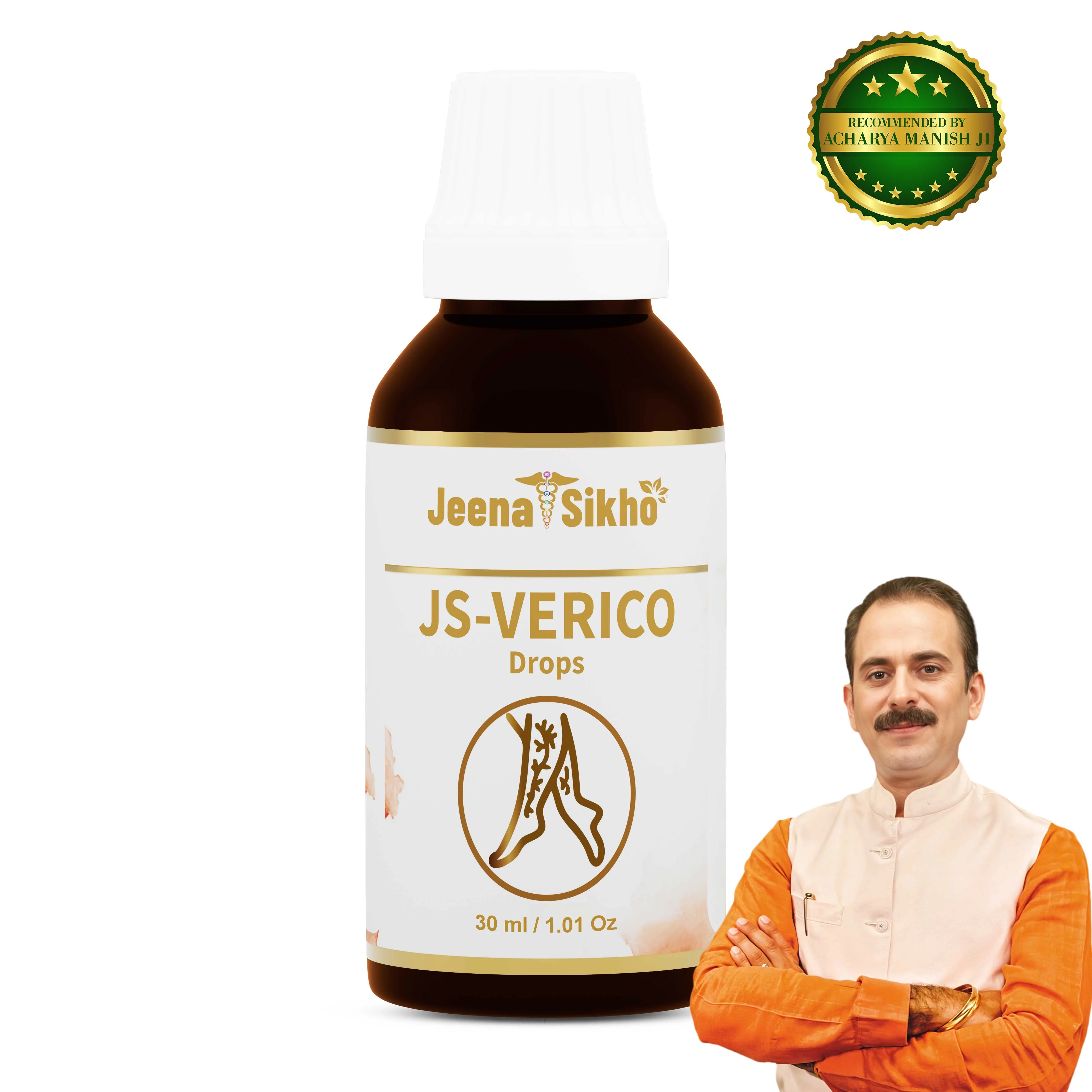 JS-Verico Drops 30ml | Support for Leg Pain, Varicose Veins & Poor Circulation - Image 3