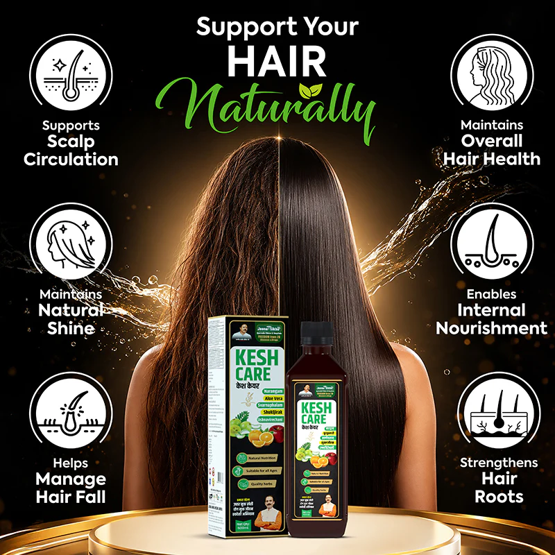 Kesh Care Juice | Ayurvedic Support for Hair Growth, Hair Fall Control & Natural Shine - Image 6