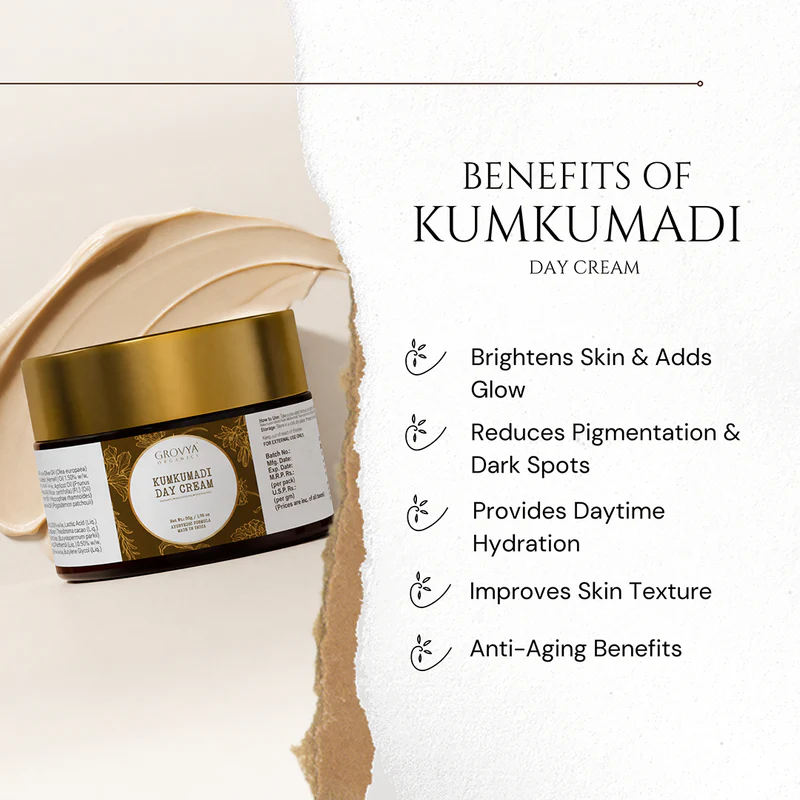 KUMKUMADI DAY CREAM | For Pigmentation & Dark Spots | Dark Spot Corrector Face Cream - Image 4