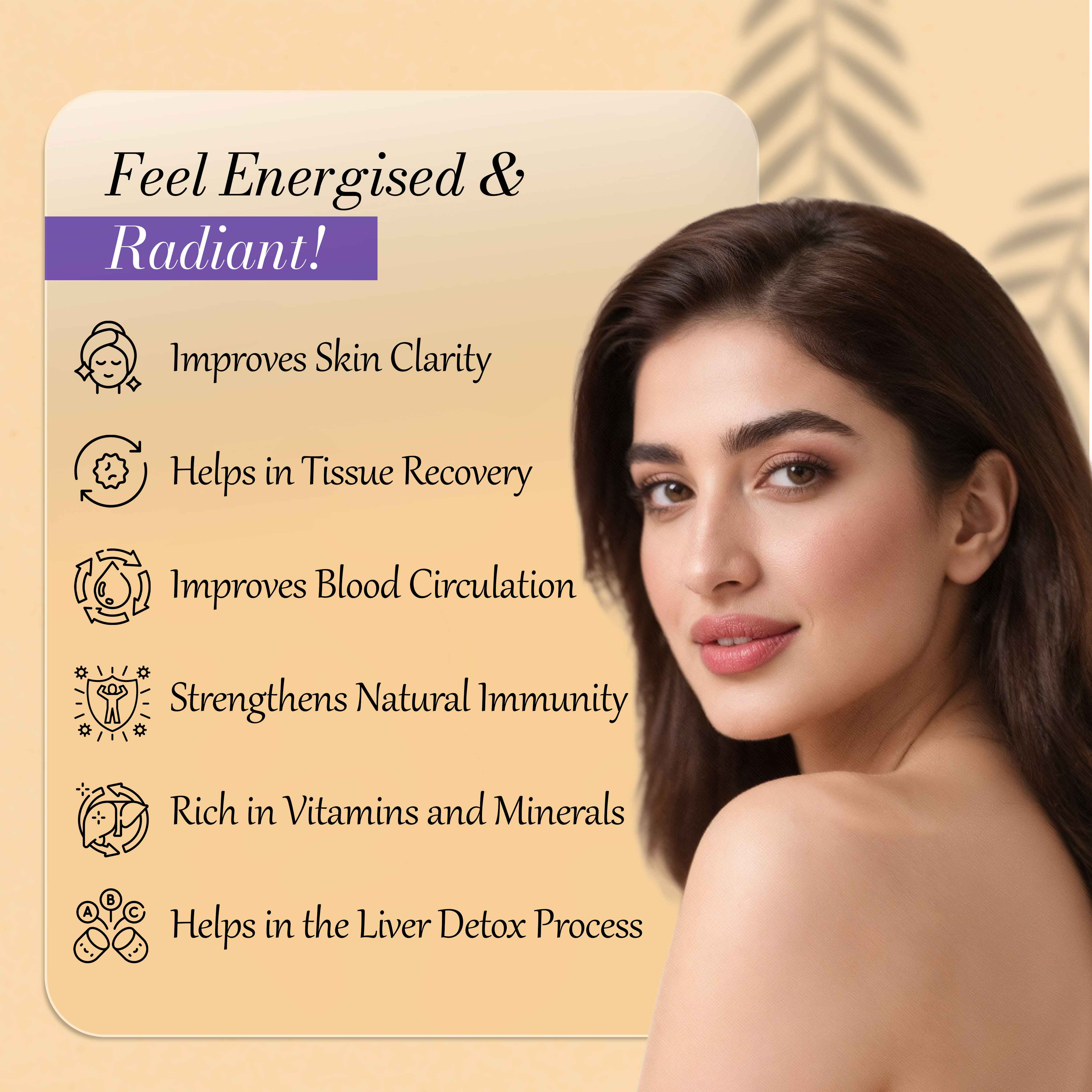 L-Glutathione Tablets | Skin Glow, Radiance & Detox Support with Vitamin C & L-Arginine - Image 3