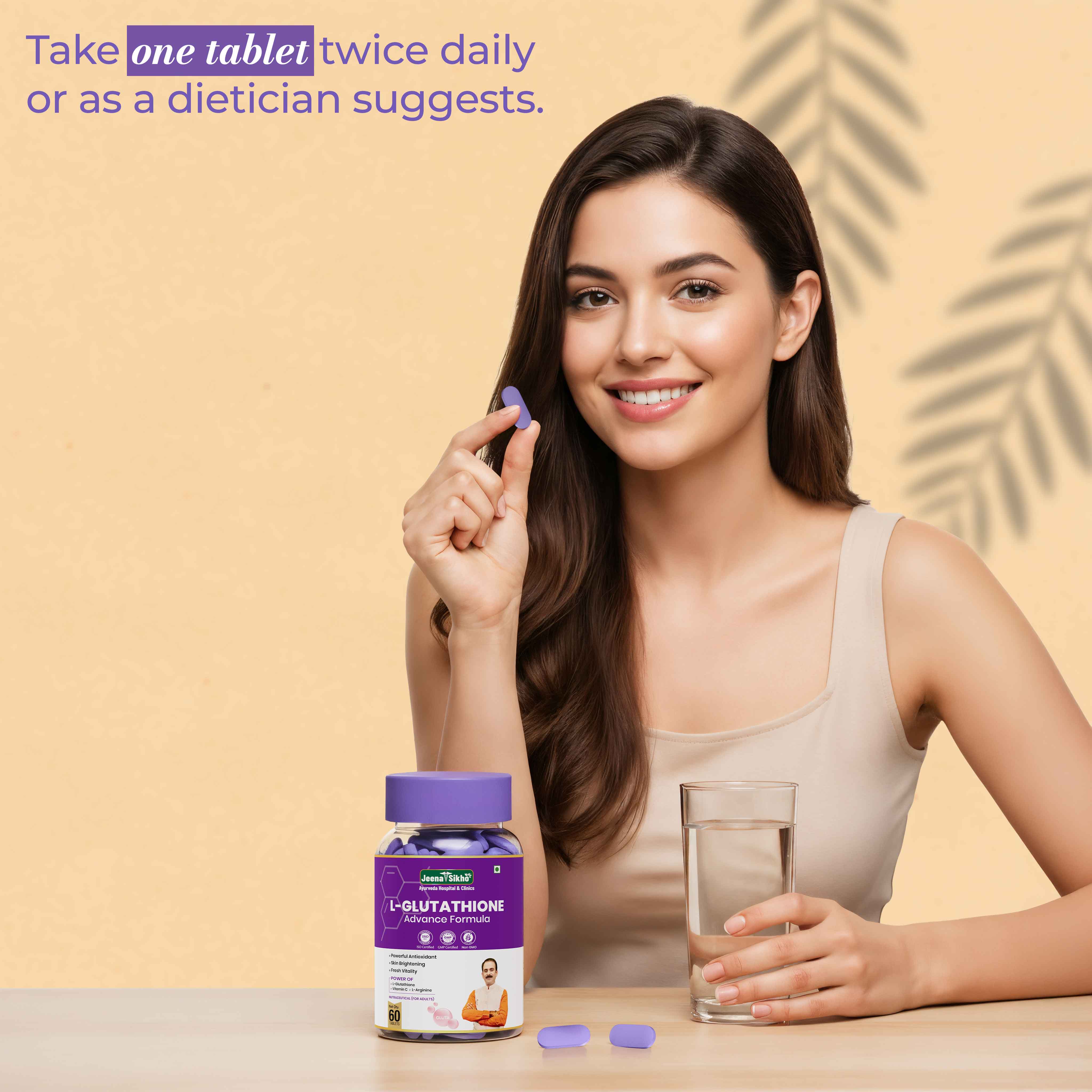 L-Glutathione Tablets | Skin Glow, Radiance & Detox Support with Vitamin C & L-Arginine - Image 4