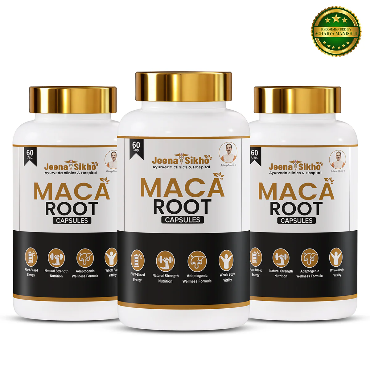 Maca Root Capsules | Provides Stamina, Strength & Daily Wellness | Adaptogenic Plant-Based Formula - Image 11