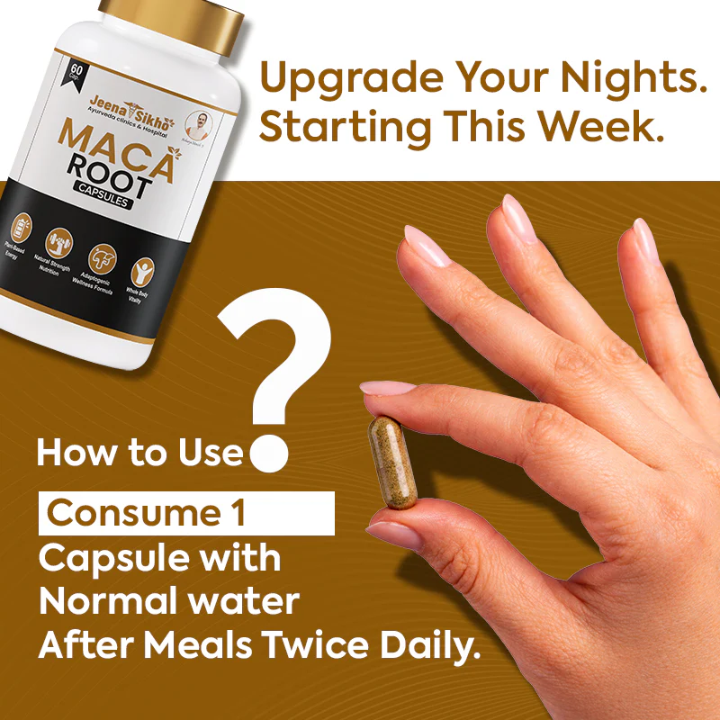 Maca Root Capsules | Provides Stamina, Strength & Daily Wellness | Adaptogenic Plant-Based Formula - Image 5