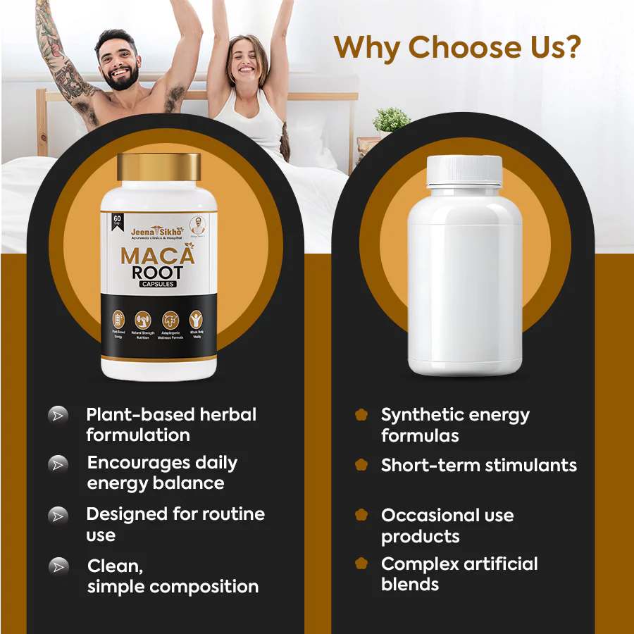 Maca Root Capsules | Provides Stamina, Strength & Daily Wellness | Adaptogenic Plant-Based Formula - Image 6