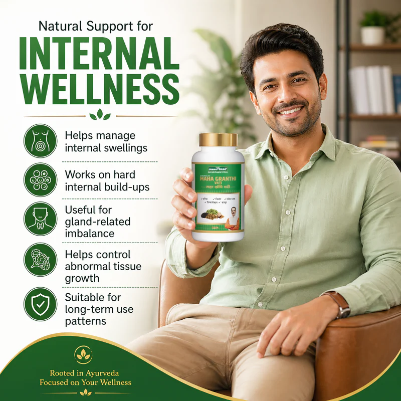 Maha Granthi Vati | Ayurvedic Tablets with Shunti, Marich & Vidanga | For Joint Comfort, Flexibility & Daily Movement | Herbal Joint Care Formula - Image 5