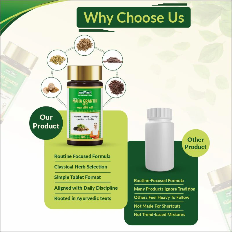 Maha Granthi Vati Tablets | Ayurvedic Support for Gland Swelling, Cysts & Fibroid Wellness - Image 4