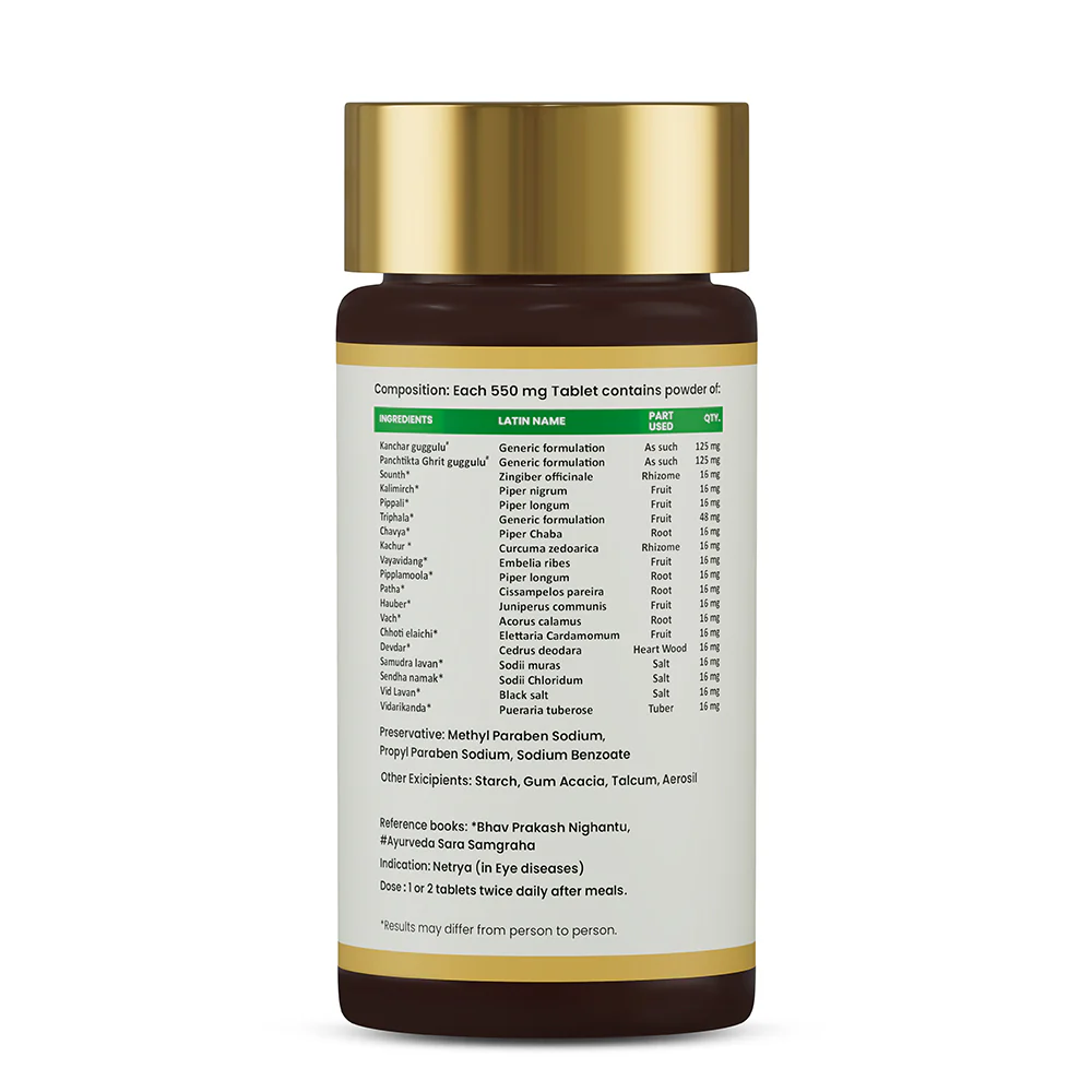 Maha Granthi Vati Tablets | Ayurvedic Support for Gland Swelling, Cysts & Fibroid Wellness - Image 7