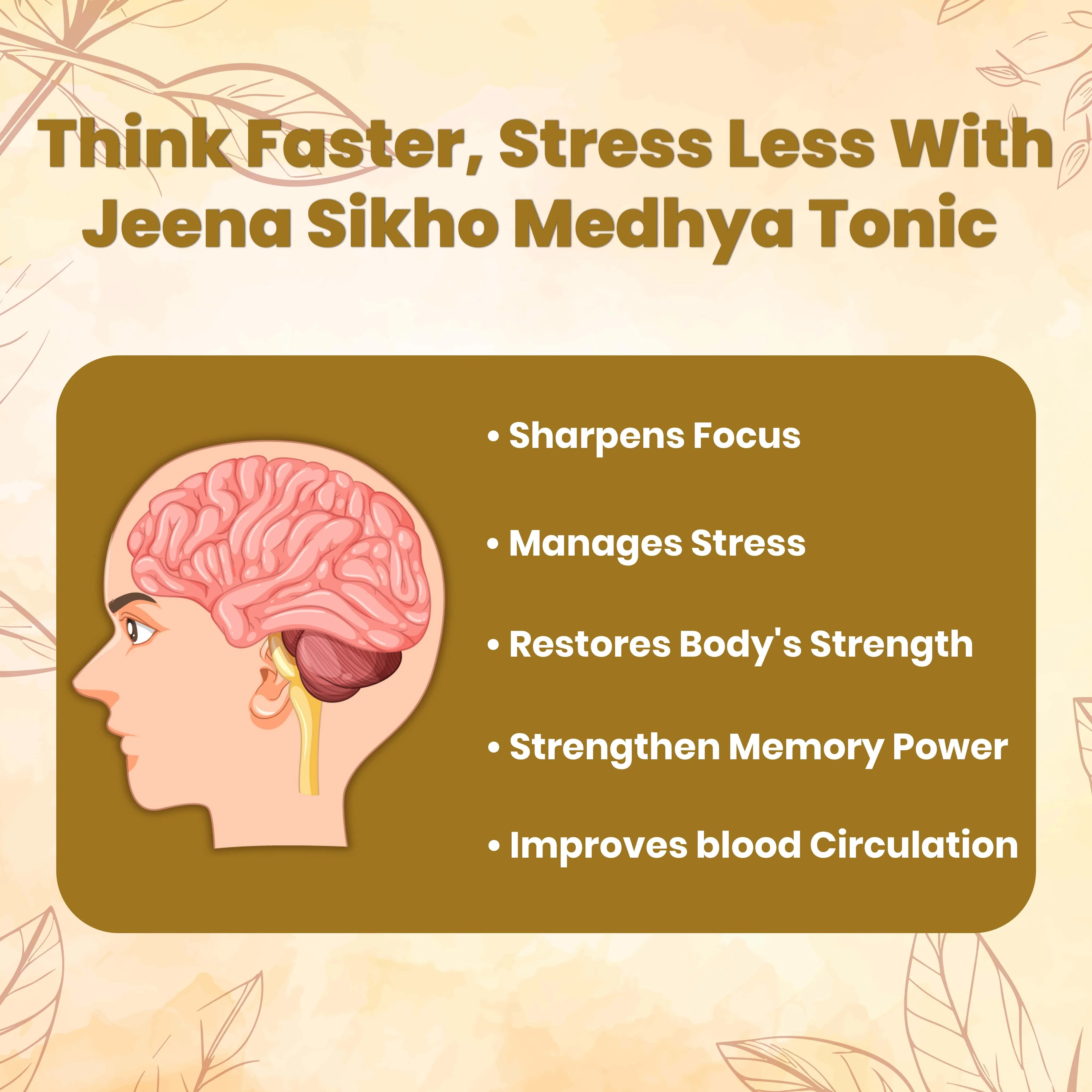 Medhya Tonic | Ayurvedic Brain Health, Memory, Focus & Sleep Support Syrup - Image 3