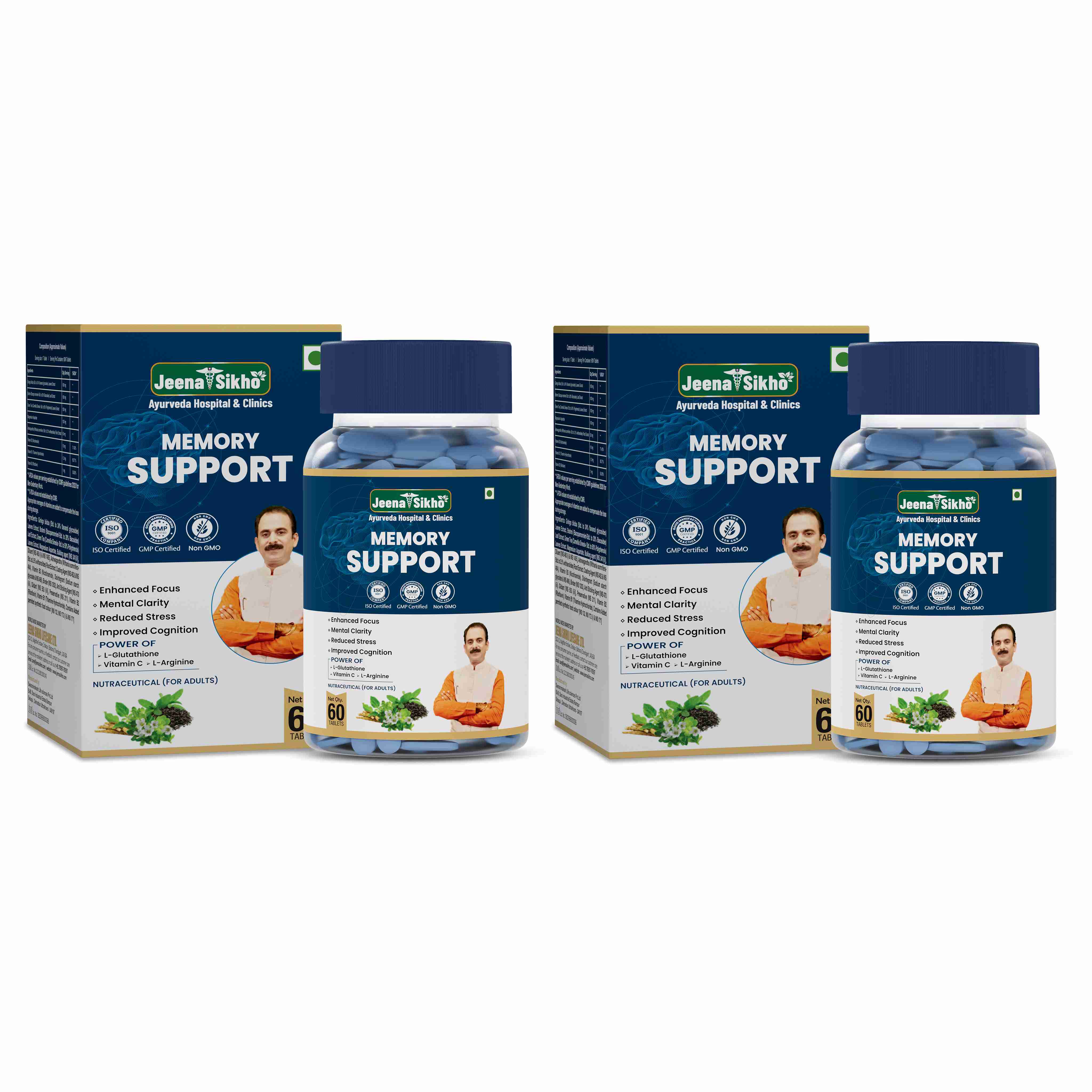 Memory Support Tablets | Improves Concentration, Brain Sharpness & Stress Support - Image 9