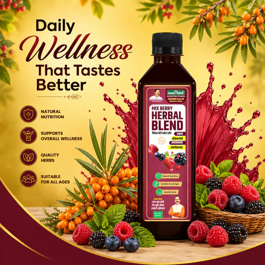 Mix Berry Herbal Blend Juice | Antioxidant Support for Immunity, Energy & Skin Wellness - Image 4