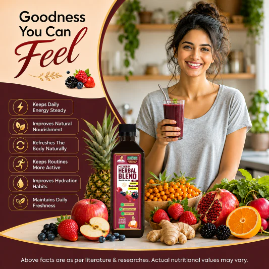 Mix Berry Herbal Blend Juice | Antioxidant Support for Immunity, Energy & Skin Wellness - Image 6
