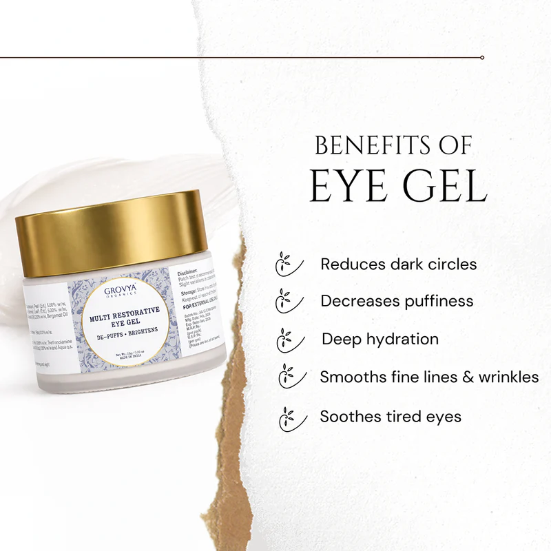 Multi Restorative Eye Gel | For Dark Circles & Eyes Puffiness - Image 4