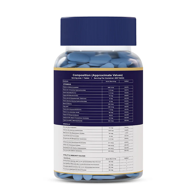 Multivitamin for Men | Daily Energy, Immunity & Muscle Support Tablets - Image 9