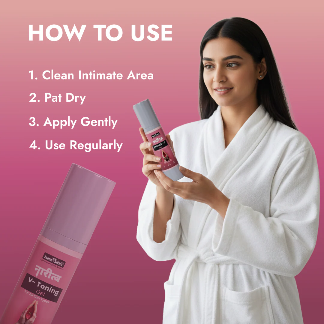 Naritva V Toning Gel | Ayurvedic Intimate Hygiene & Daily Comfort Care (External Use) - Image 5