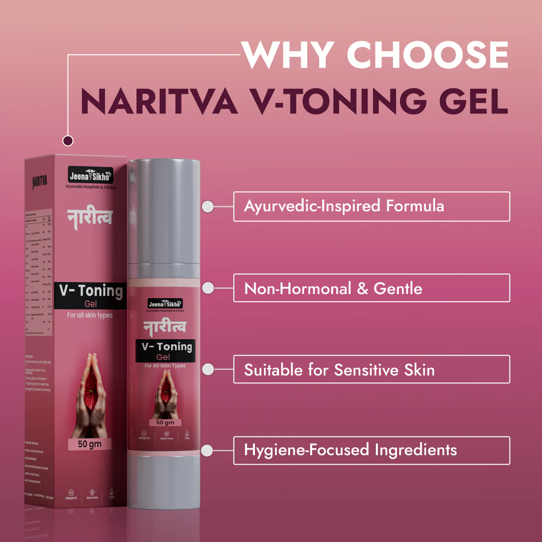 Naritva V Toning Gel | Ayurvedic Intimate Hygiene & Daily Comfort Care (External Use) - Image 6