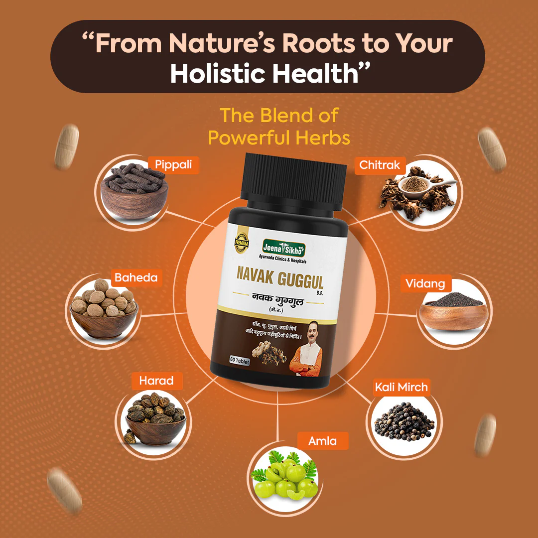 Navak Guggul Tablets | Ayurvedic Fat Loss, Metabolism & Digestive Support - Image 3
