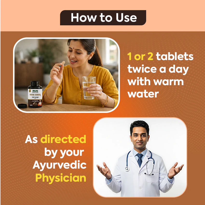Navak Guggul Tablets | Ayurvedic Fat Loss, Metabolism & Digestive Support - Image 5